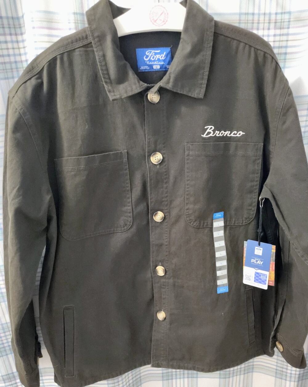Ford Bronco Jacket Mens Workwear Chore Coat NWT Licensed